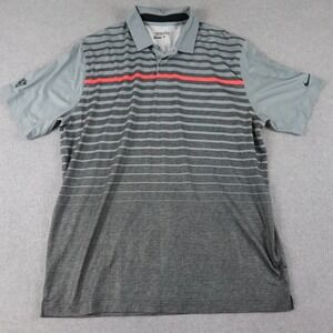 Nike Golf Polo Shirt Mens Large Dri-Fit Tour Performance Highland Meadows Club